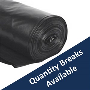 BBA CERT POLYTHENE DPM BLACK 4m x 25m x 250mu