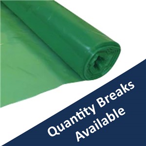 GREEN POLYTHENE VAPOUR BARRIER 2.45mx50mx125mu