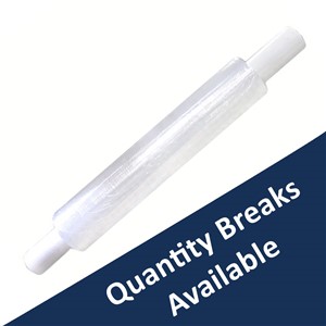 CLEAR PALLET WRAP EXTENDED CORE 400mmx250mx20mu