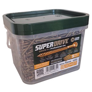 SUPER DRIVE PROFESSIONAL SCREW ZYP (TUB 800no) 5.0x100mm