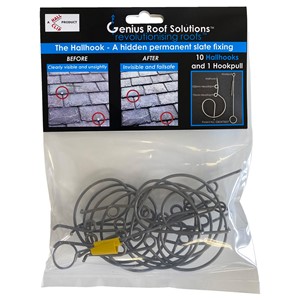 HALL HOOK SLATE REPAIR HOOK (PACK OF 10) 110 x 65mm
