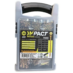 IMPACT PROFESSIONAL SCREW CSK POZI CASE A 1100no