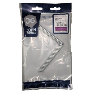 JG 319 CORNER BRACE (4 No) BZP 3" (75mm)