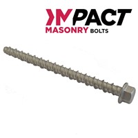 Impact Masonry Bolts - Hex Flange Head